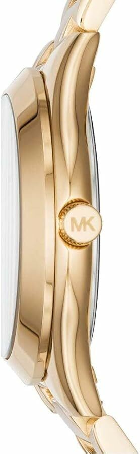 Montre Femme Michael Kors MK3477 Runway - Boîtier Acier Doré Jaune 42 mm vue 2