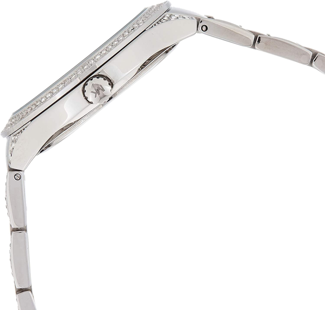 Montre Michael Kors Kerry MK3480 pour Femme, Cadran Bleu et Bracelet Acier Argent vue 3