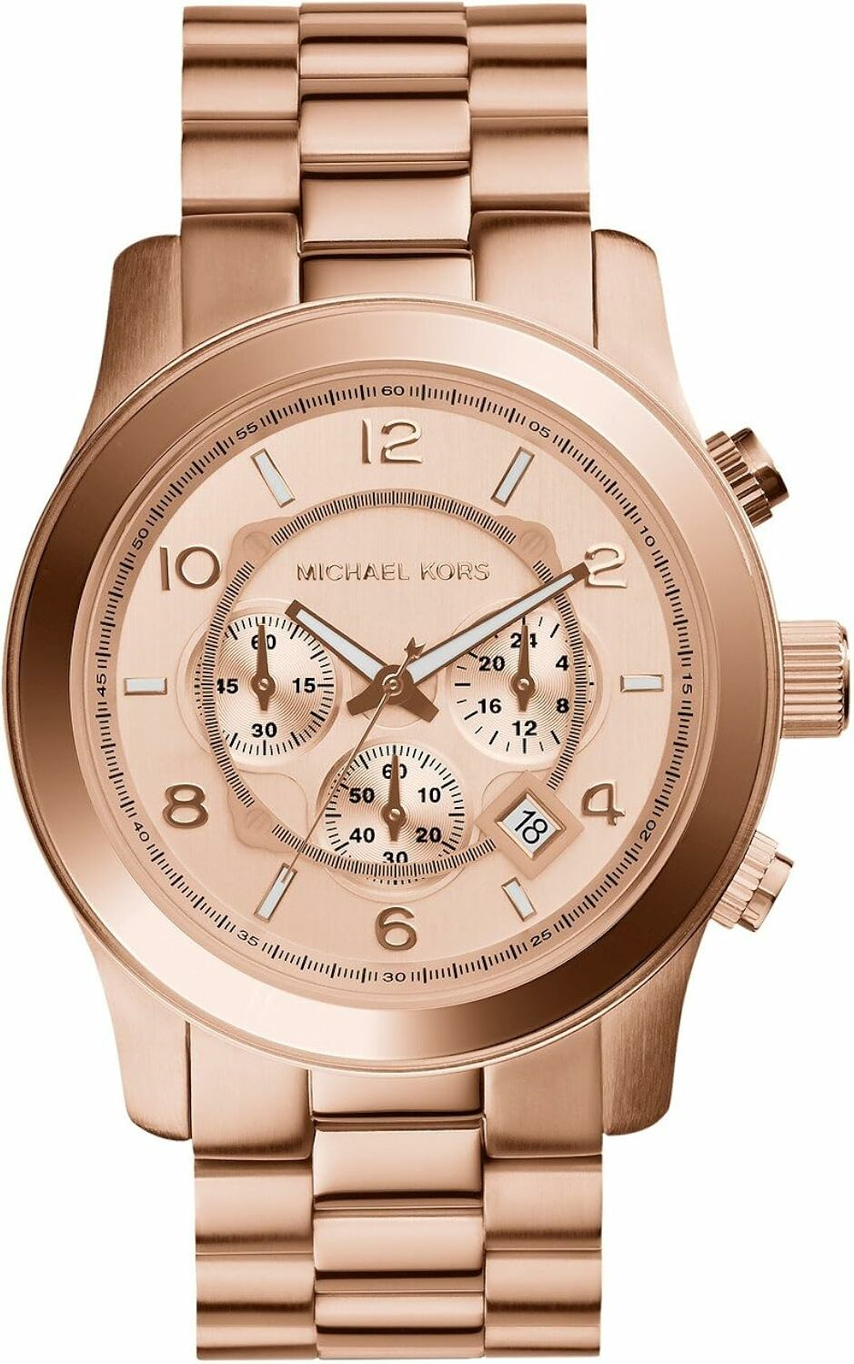 Montre Femme Michael Kors MK3499, Cadran et Bracelet Acier Inoxydable Argenté avec Petite Seconde vue 3