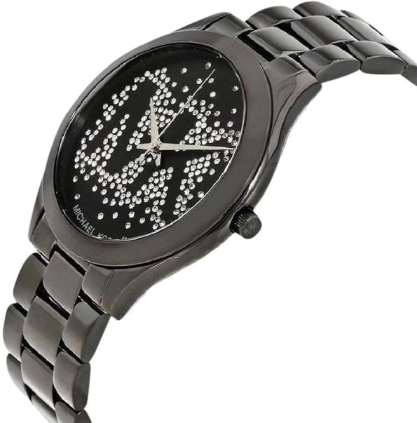 Montre Michael Kors MK3589 pour Femme en Acier Inoxydable Noir vue 2