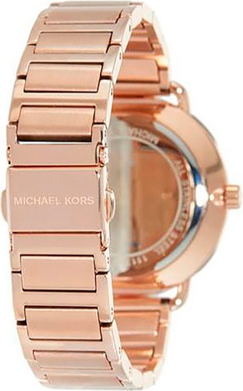 Montre Femme Michael Kors Portia MK3795 en Acier Or Rose vue 2