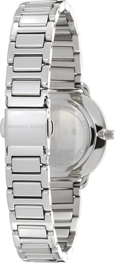 Montre Femme Michael Kors Portia MK3837 en acier inoxydable argenté vue 3