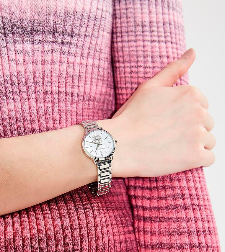 Montre Femme Michael Kors Portia MK3837 en acier inoxydable argenté vue 4