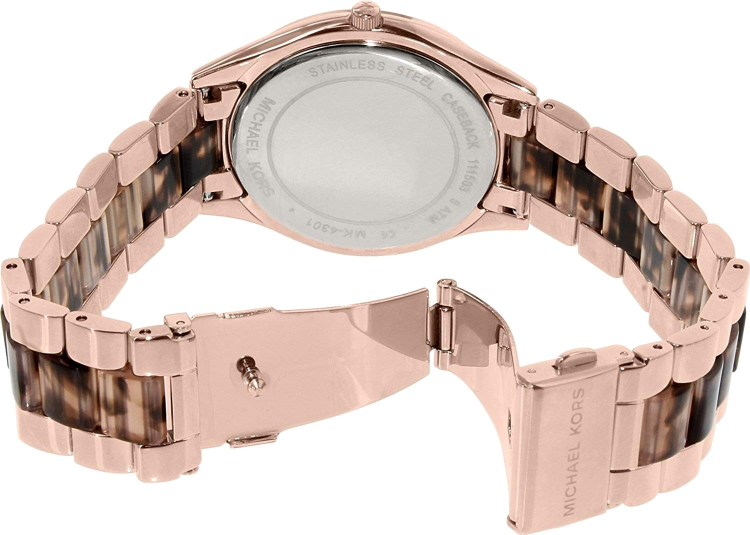Montre Femme Michael Kors MK4301 Runway Or Rose vue 3