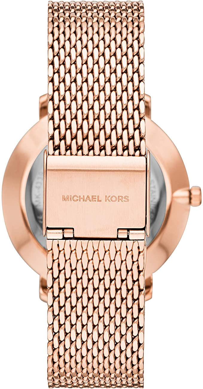 Montre Michael Kors MK4340 pour Femme, Boîtier et Maille Milanaise en Acier Or Rose vue 3