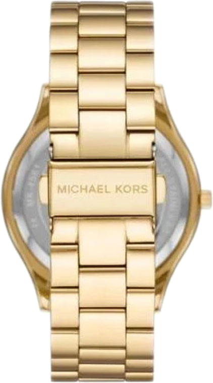 Montre Michael Kors MK4561 Runway - Cadran Léopard - Bracelet Acier Doré - Pour Femme vue 2