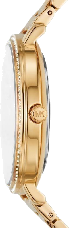Montre Michael Kors Pyper MK4593 pour Femme - Cadran Noir et Bracelet Acier Doré vue 3