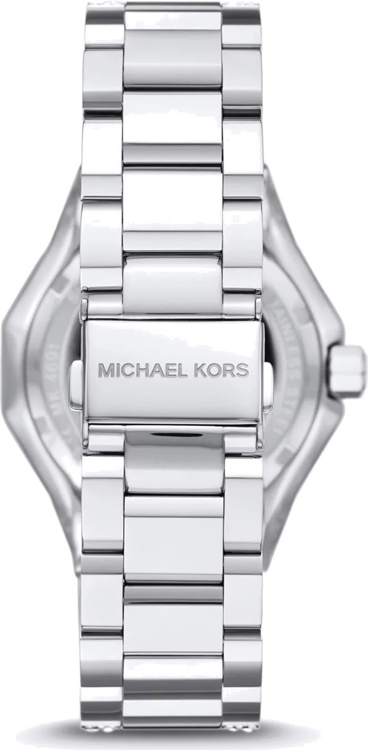 Montre Femme Michael Kors Raquel MK4691 Cadran et Bracelet Argent Acier Pavé de Strass vue 2