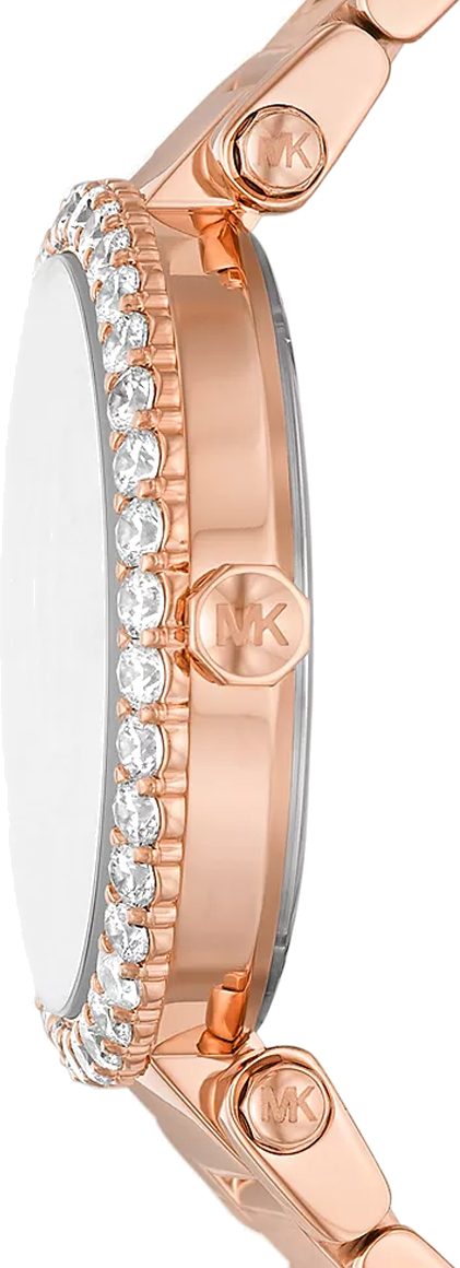 Montre Femme Michael Kors Parker MK4695 Cadran nacre bracelet acier inoxydable or rose vue 4