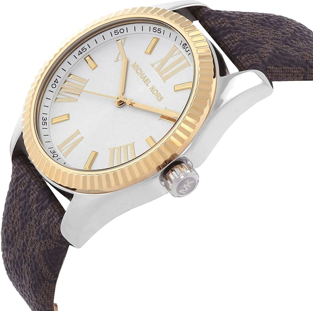 Montre Femme Michael Kors MK4745 Lexington - Cadran Nacré & Bracelet Acier Bicolore vue 2