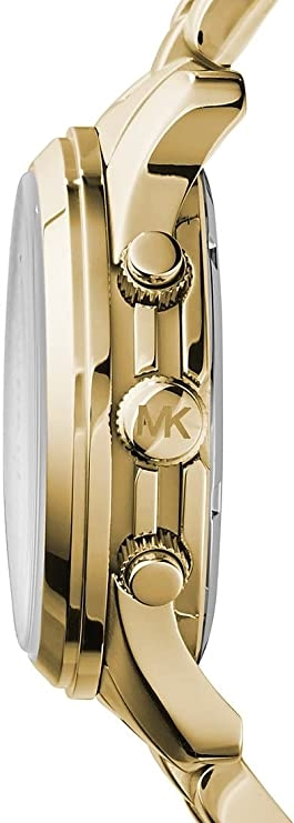 Montre Michael Kors Runway MK5055 en acier doré avec fonction chonomètre vue 2