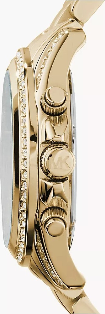 Montre Femme Michael Kors MK5166 Blair - Boîtier et Bracelet Acier Doré avec Strass vue 2