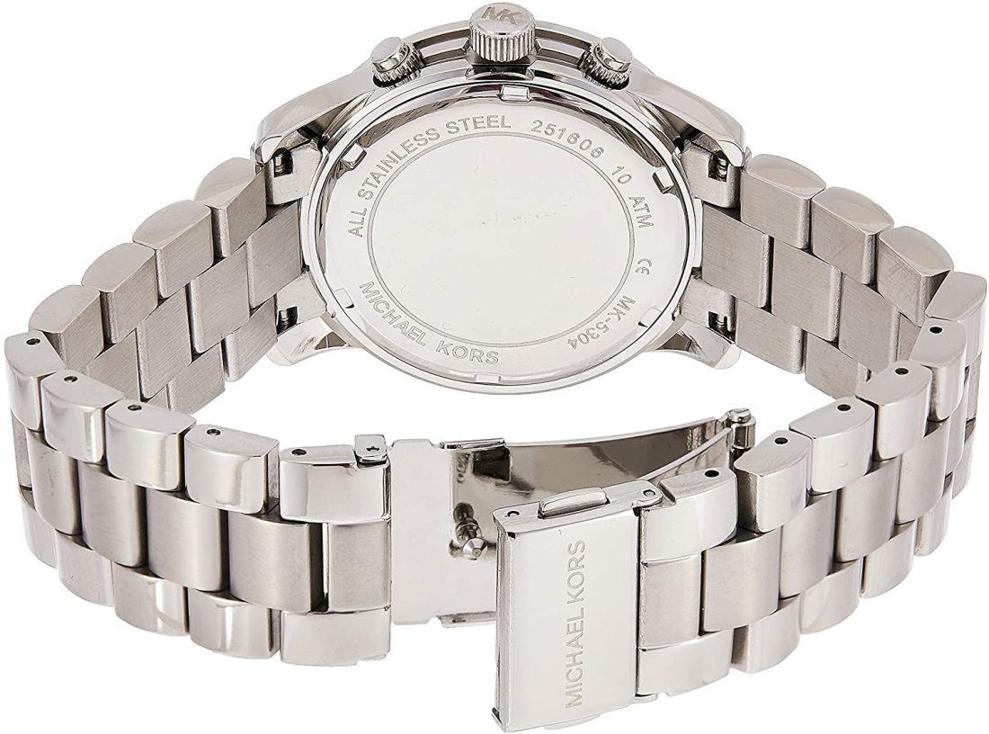 Montre Femme Michael Kors Runway MK5304 en Acier Argenté vue 3