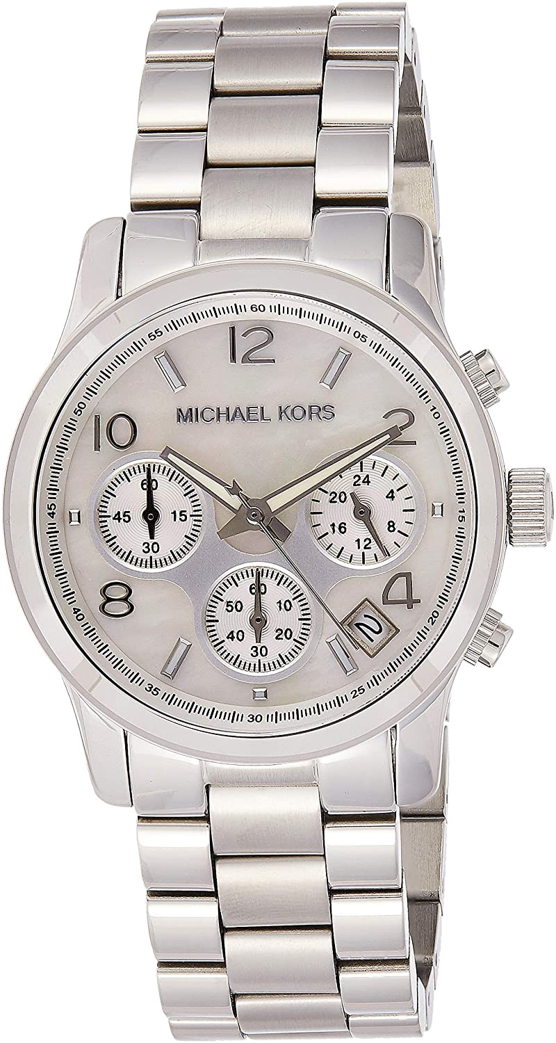Montre Femme Michael Kors Runway MK5304 en Acier Argenté vue 4