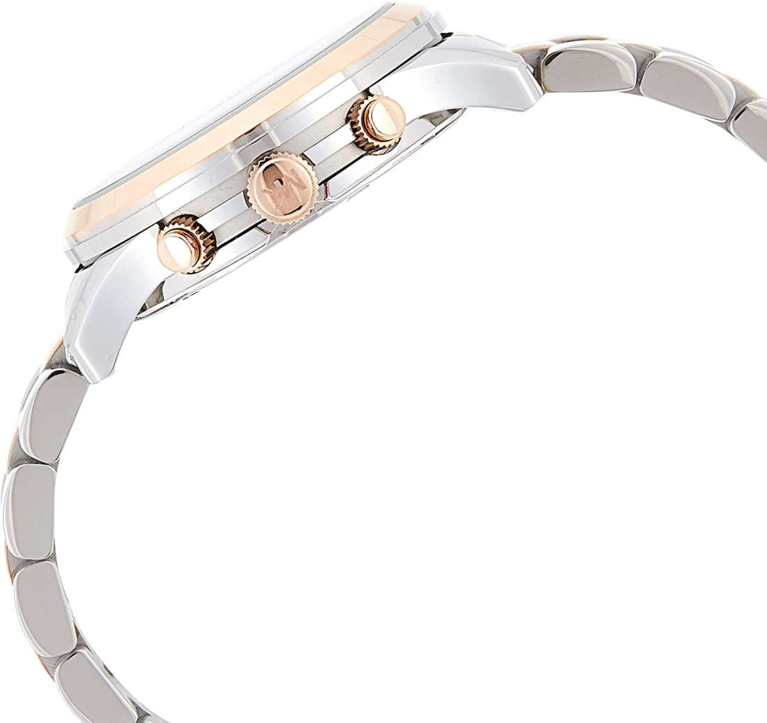 Montre Femme Michael Kors Runway MK5315 Chronomètre bicolore argent or rose vue 2