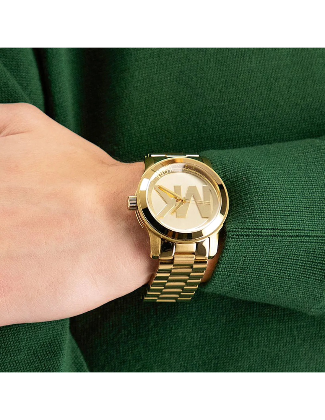 Montre Michael Kors MK5473 en Acier Inoxydable Doré vue 5