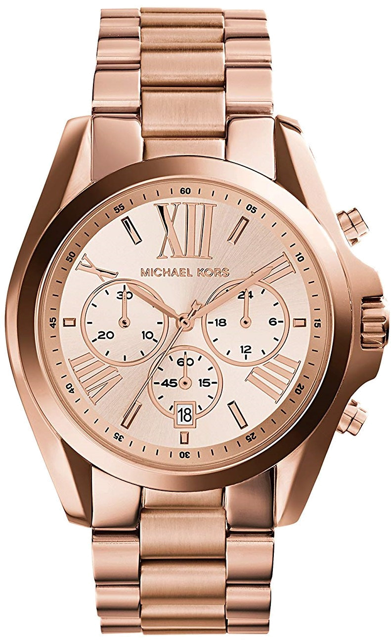 Montre Femme Michael Kors Bradshaw MK5503 Acier Or Rose - Chronographe