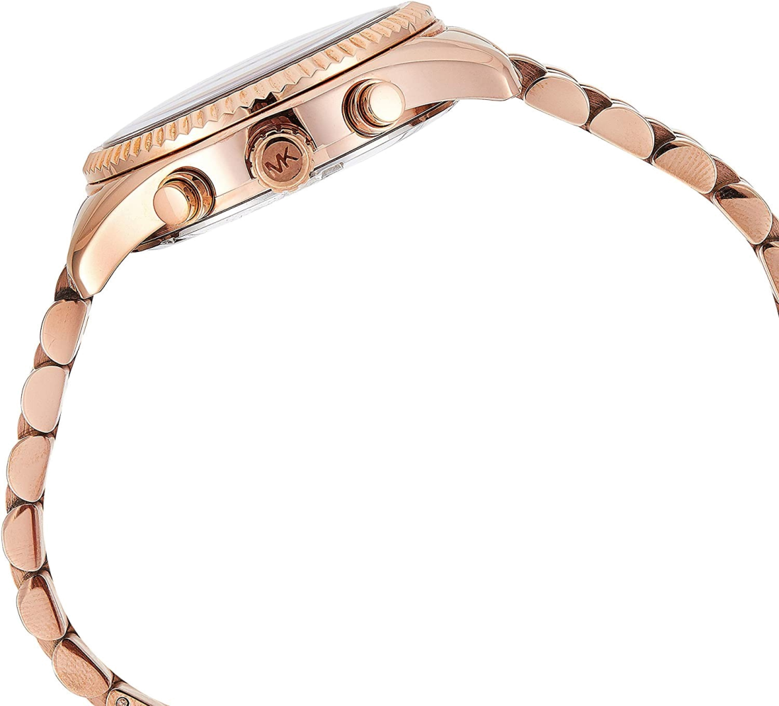 Montre Michael Kors MK5569 Lexington en Acier PVD Or Rose avec Chronographe vue 2