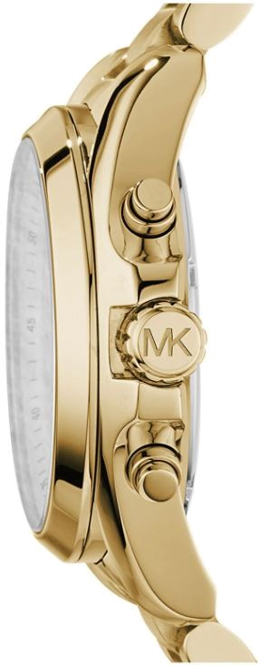 Montre Michael Kors MK5605 Bradshaw chronomètre acier doré vue 2