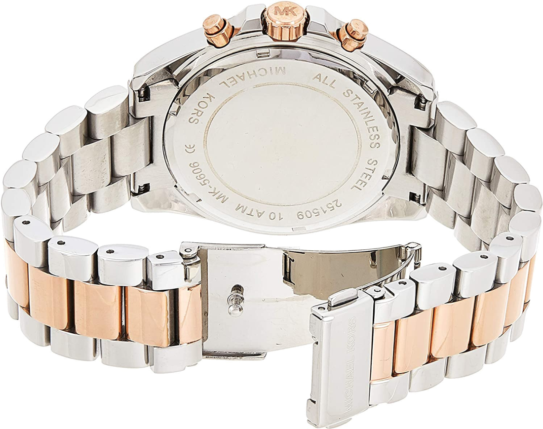 Montre Femme Michael Kors Bradshaw MK5606 Cadran Bleu Bracelet Acier vue 2