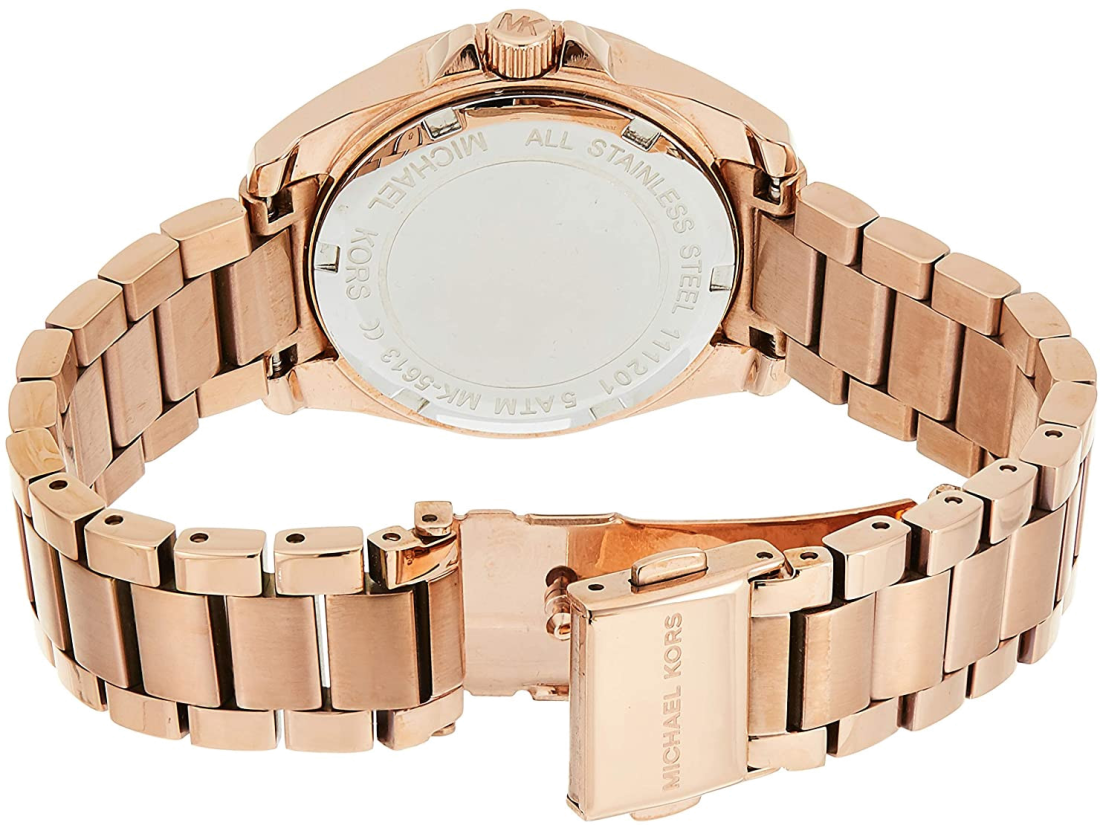 Montre Femme Michael Kors Blair MK5613 en Acier Or Rose vue 2