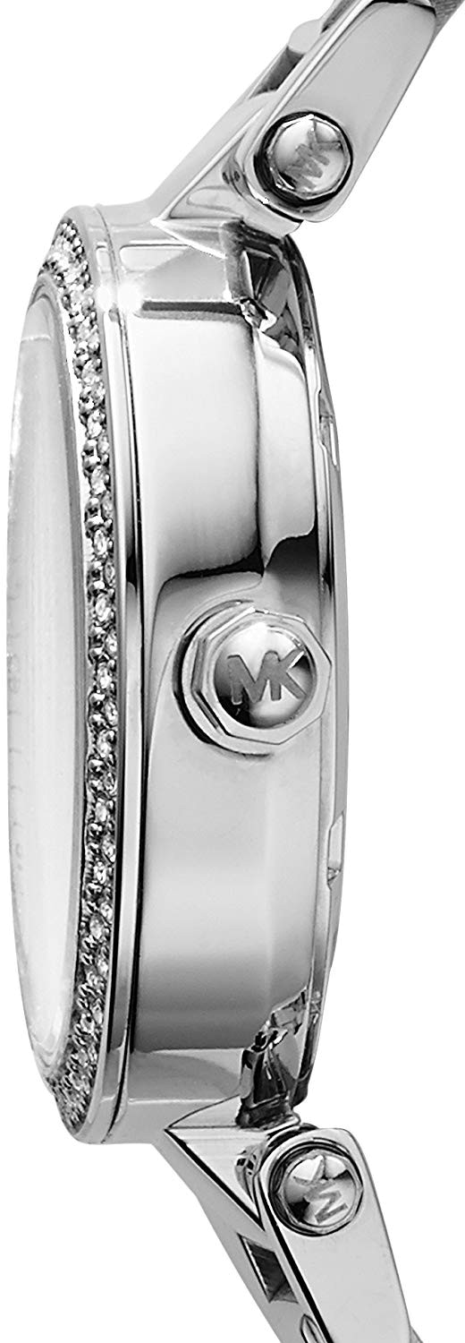 Montre Femme Michael Kors Parker Mini MK5615 en acier inoxydable argenté vue 2