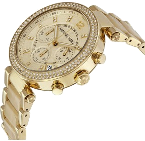 Montre Michael Kors MK5632 Femme - Cadran et Bracelet Mixte Or vue 2