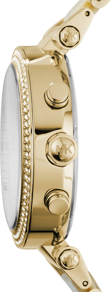 Montre Michael Kors MK5632 Femme - Cadran et Bracelet Mixte Or vue 3