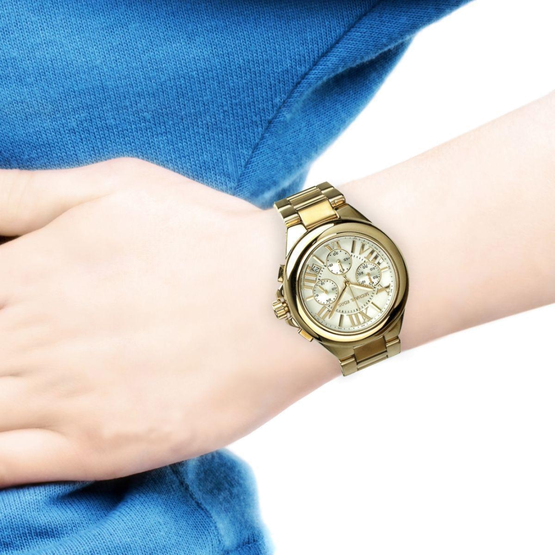 Montre Femme Michael Kors MK5635 Cadran Doré Acier Inoxydable vue 4