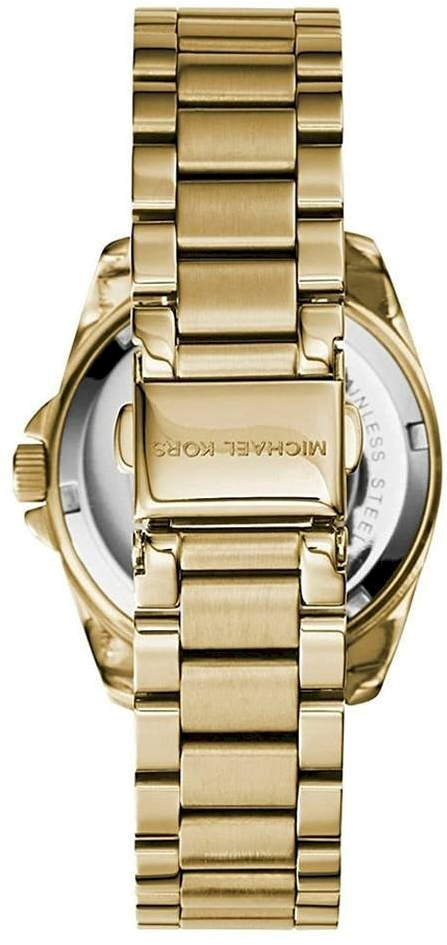 Montre Femme Michael Kors MK5639 Mini Blair en acier doré vue 3