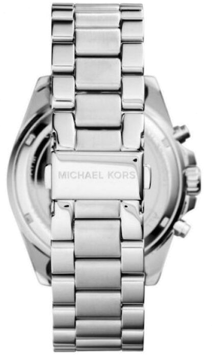 Montre Michael Kors MK5708 Chronographe Unisexe en Acier Doré et Cadran Noir vue 3