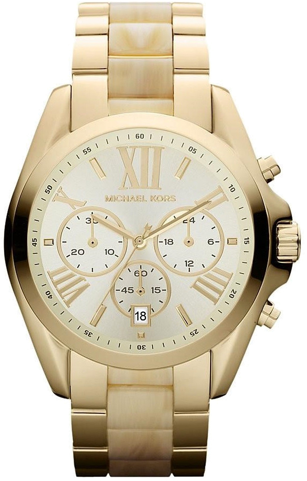Montre Femme Michael Kors Bradshaw MK5722 Cadran Doré Bracelet Acier Or