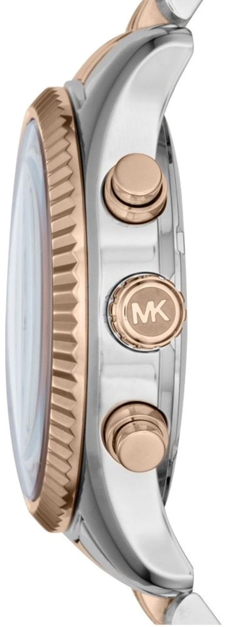 Montre Femme Michael Kors MK5735 Cadran Blanc Bracelet Acier Tricolore vue 2