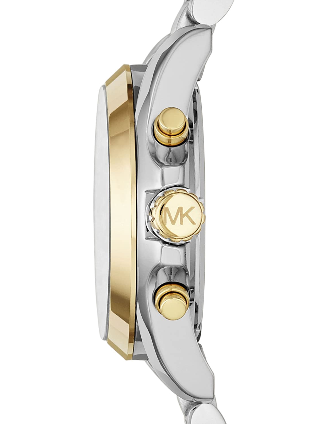 Montre Femme Michael Kors Bradshaw MK5855 - Chronographe Acier Bicolore Argent/Or vue 2