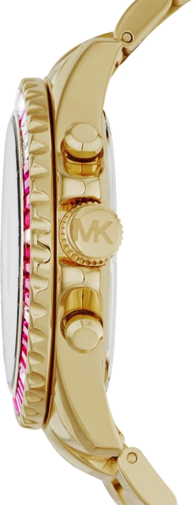 Montre Femme Michael Kors MK5871 Everest en Acier Doré à Lunette Sertie vue 3