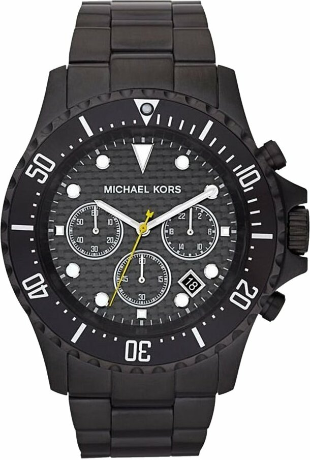 Montre Michael Kors Everest MK5872 Bracelet en acier inoxydable noir vue 2