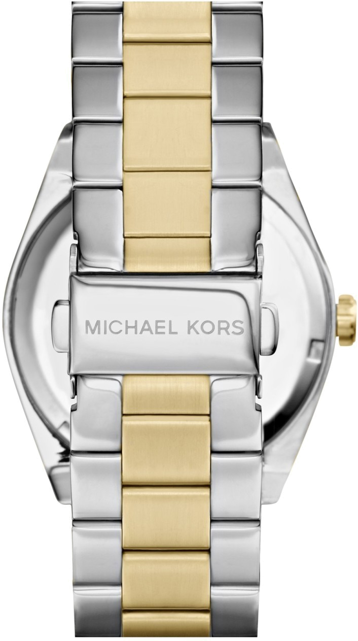 Montre Femme Michael Kors MK5893 Channing - Cadran Bleu Lapis & Bracelet Acier Bicolore vue 2
