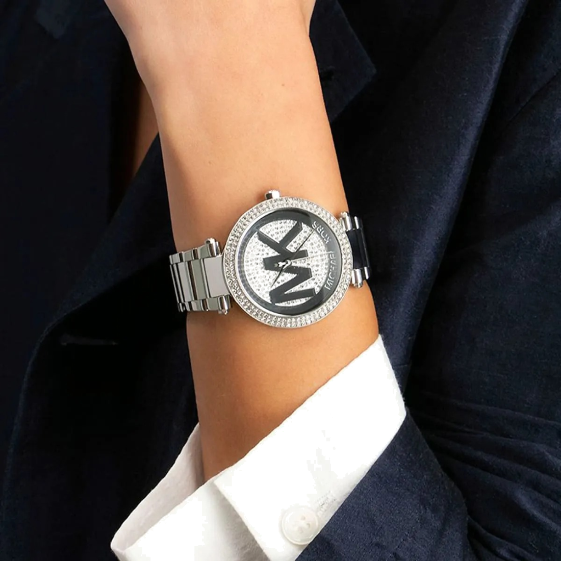 Montre Femme Michael Kors MK5925 Parker - Boîtier Acier Doré & Cristaux vue 4