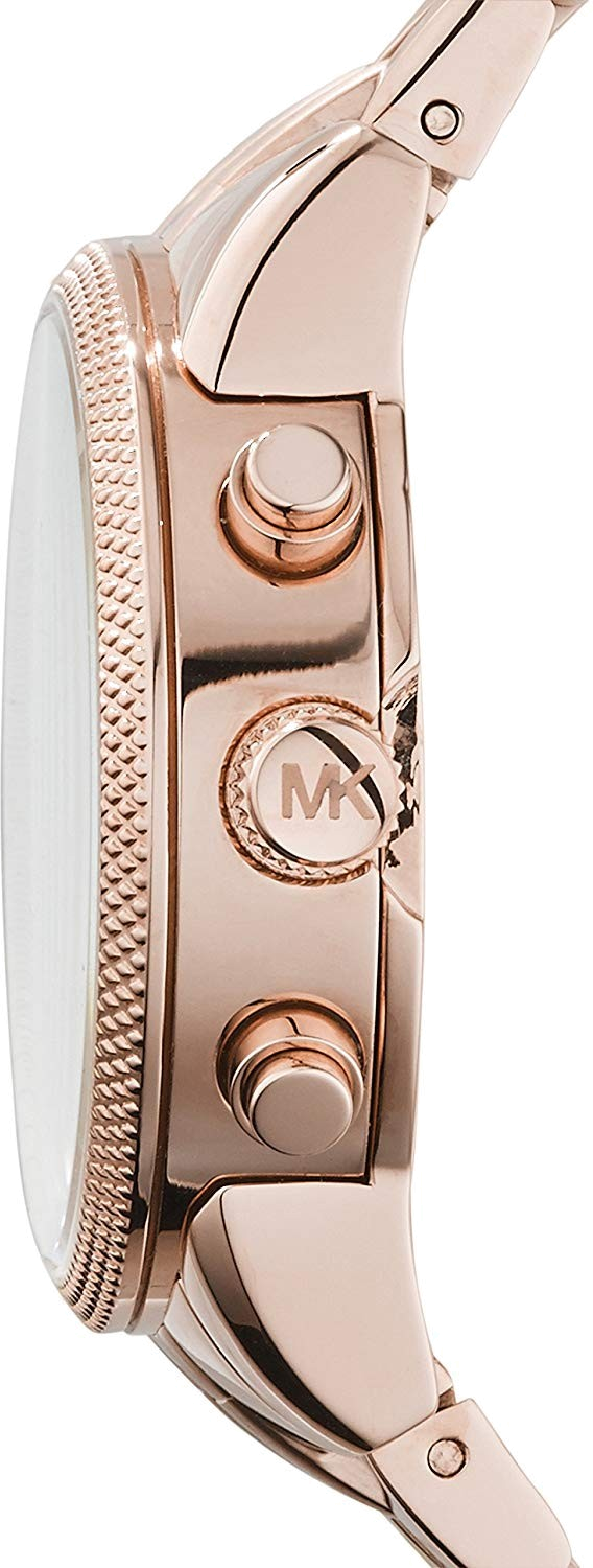 Montre Femme Michael Kors Ritz MK6077 en Acier Or Rose vue 2