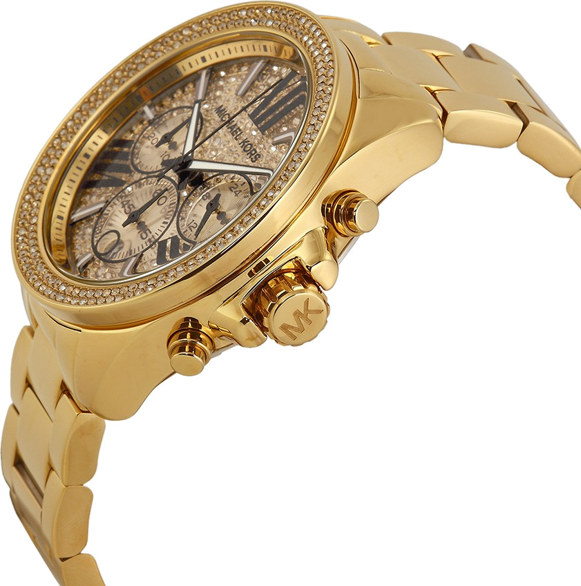 Montre Michael Kors MK6095 pour Femme en Acier Doré vue 3