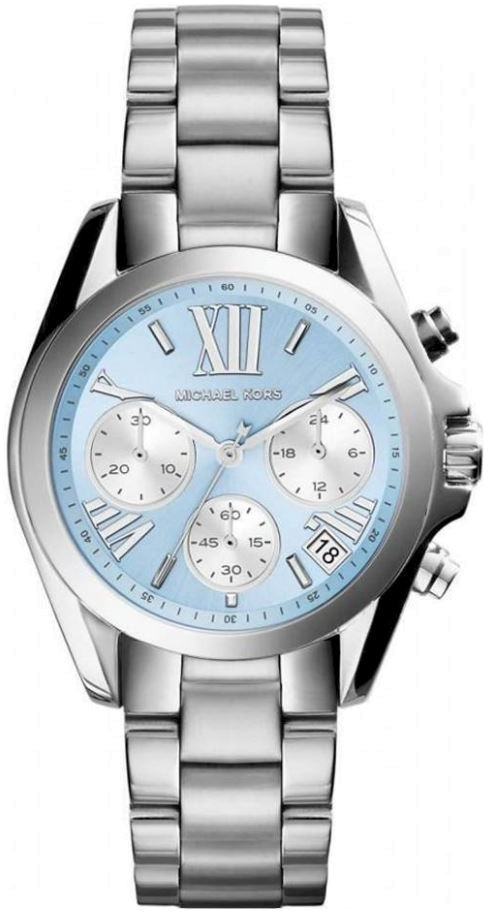 Montre Femme Michael Kors Bradshaw MK6098 - Cadran Bleu Pastel & Bracelet Acier