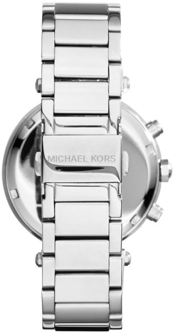 Montre Michael Kors Parker MK6105 chronomètre sport cadran rose vue 4