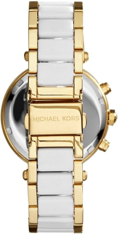 Montre Michael Kors MK6119 Bicolore Or et Acier avec Cristaux vue 3