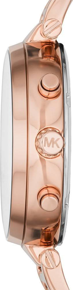 Montre Femme Michael Kors Sawyer MK6226 en Acier Or Rose, Cadran Gris vue 2