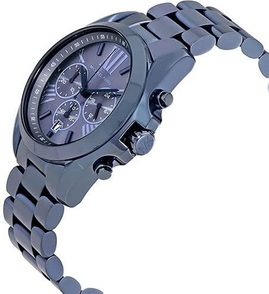 Montre Michael Kors MK6248 pour Femme - Boîtier et Bracelet Acier Inoxydable Bleu vue 2