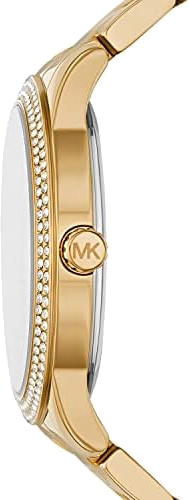 Montre Michael Kors Tibby MK6879 pour Femme, Cadran et Bracelet en Acier Doré Jaune vue 2