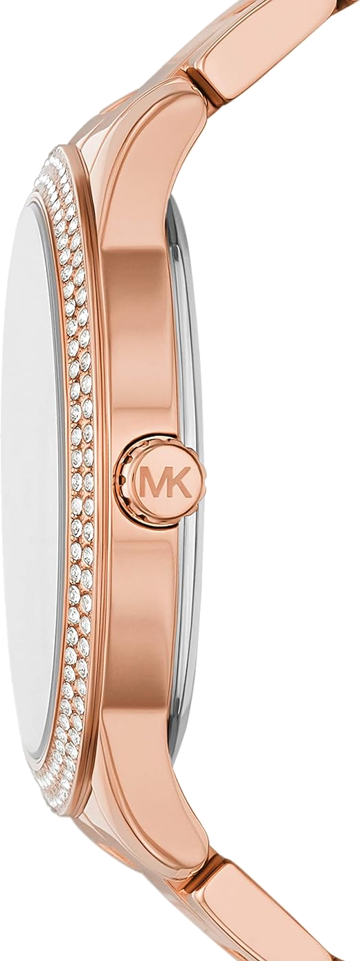 Montre  Michael Kors Tibby MK6880 en acier or rose vue 2