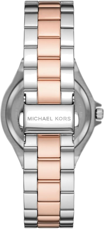 Montre femme Michael Kors Lennox MK6989 bracelet en acier inoxydable bicolore vue 2