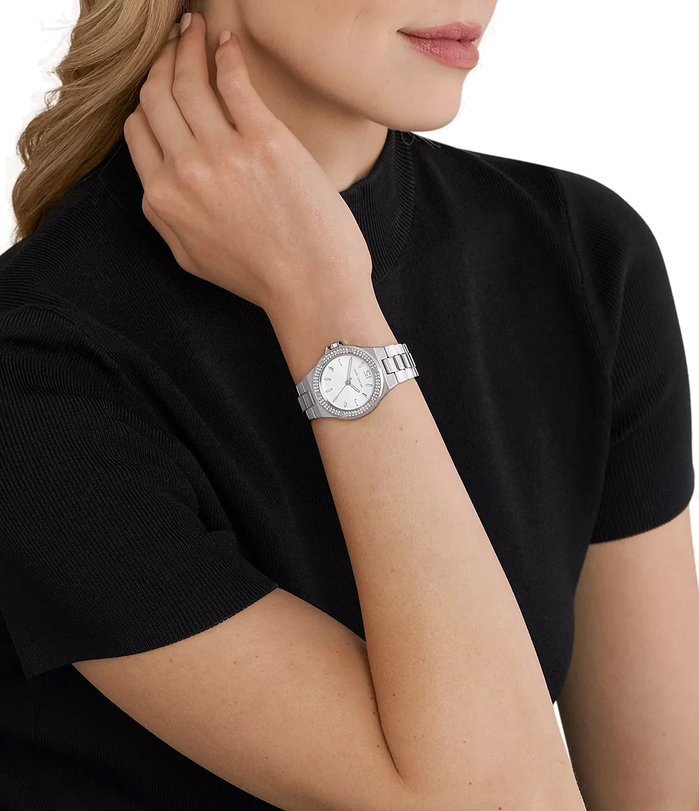 Montre femme Michael Kors Mini Lennox MK7280 bracelet acier inoxydable vue 4