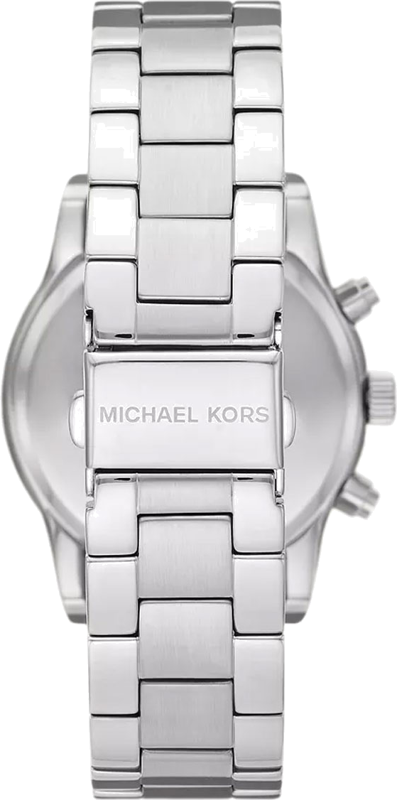 Montre Michael Kors Ritz MK7301 Femme - Cadran argent pavé de cristaux, bracelet acier vue 2